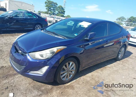2014 Hyundai Elantra Se из США, поврежденный, VIN 5NPDH4AE3EH481853